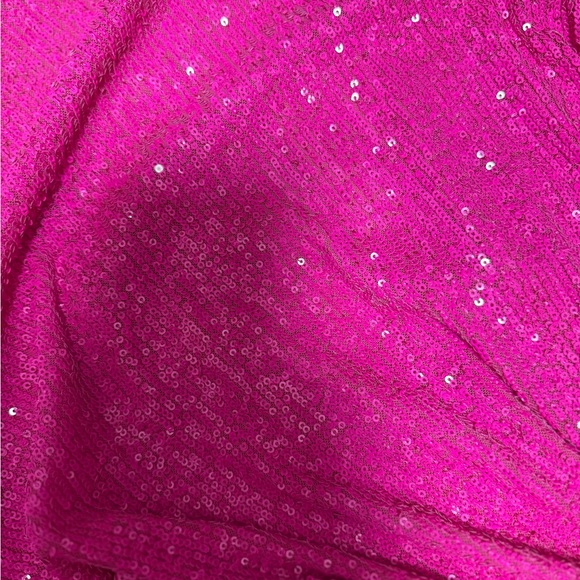 JAYGODFREY Fuchsia Sequin Robe - Picture 5 of 6